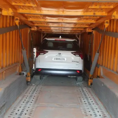 fully closed car transport service from hyderabad to delhi
