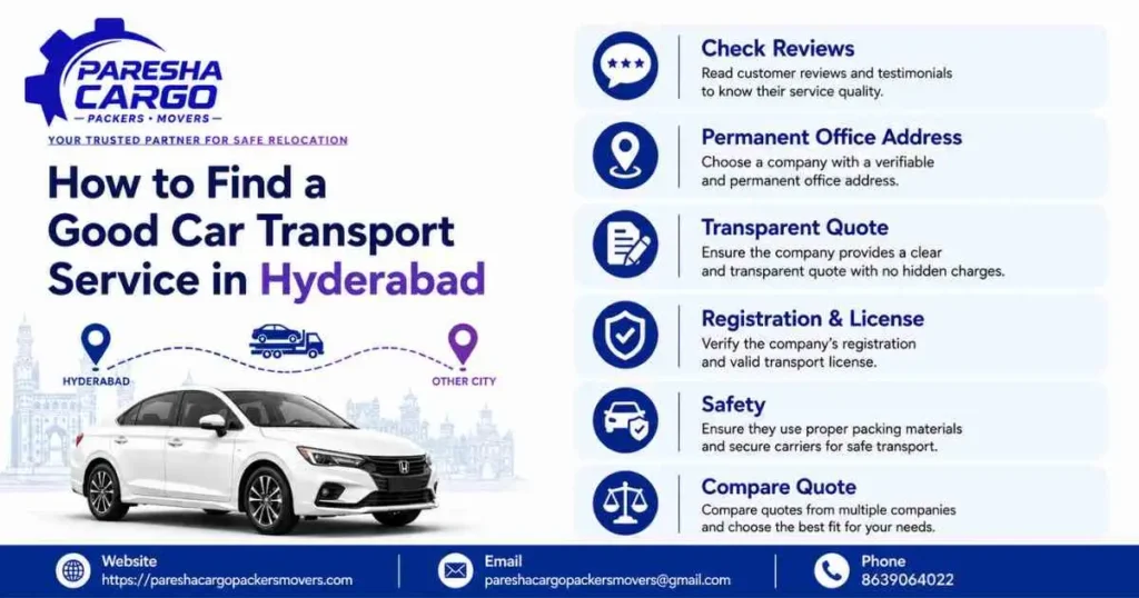 How to Find a Good Car Transport Service in Hyderabad
