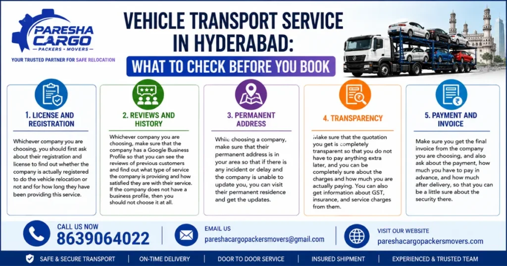 vehicle transport service in Hyderabad